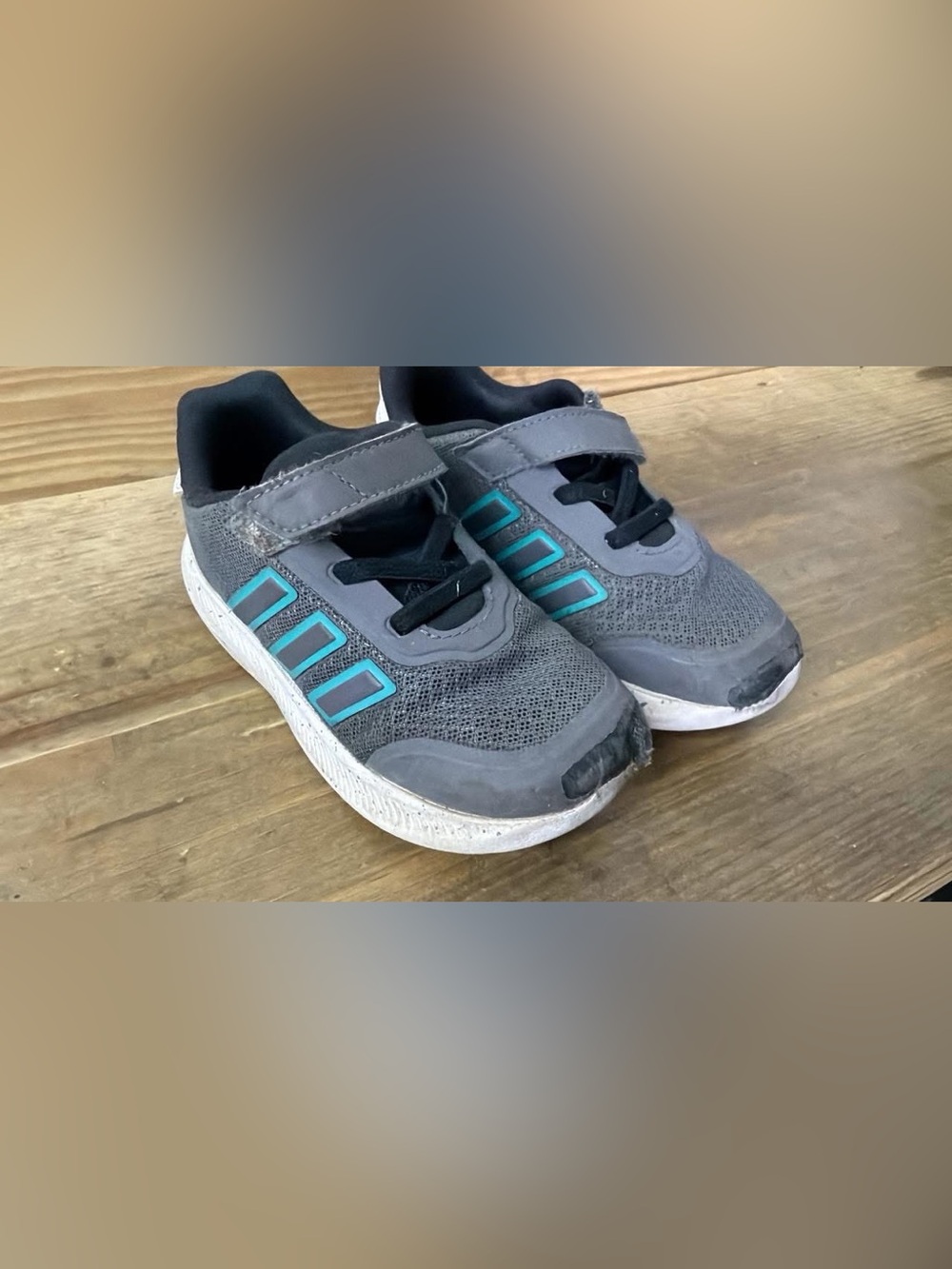 Well-loved toddler shoes